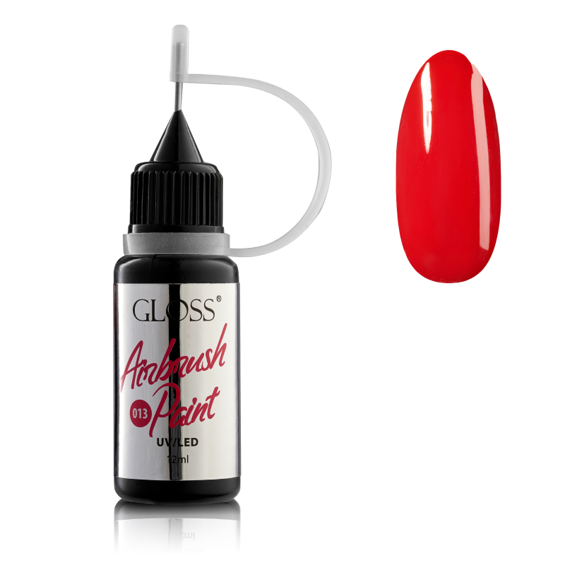 GLOSS Airbrush Paint 013 (dark red), 12 ml